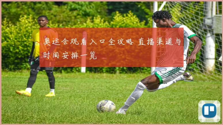 奥运会观看入口全攻略 直播渠道与时间安排一览